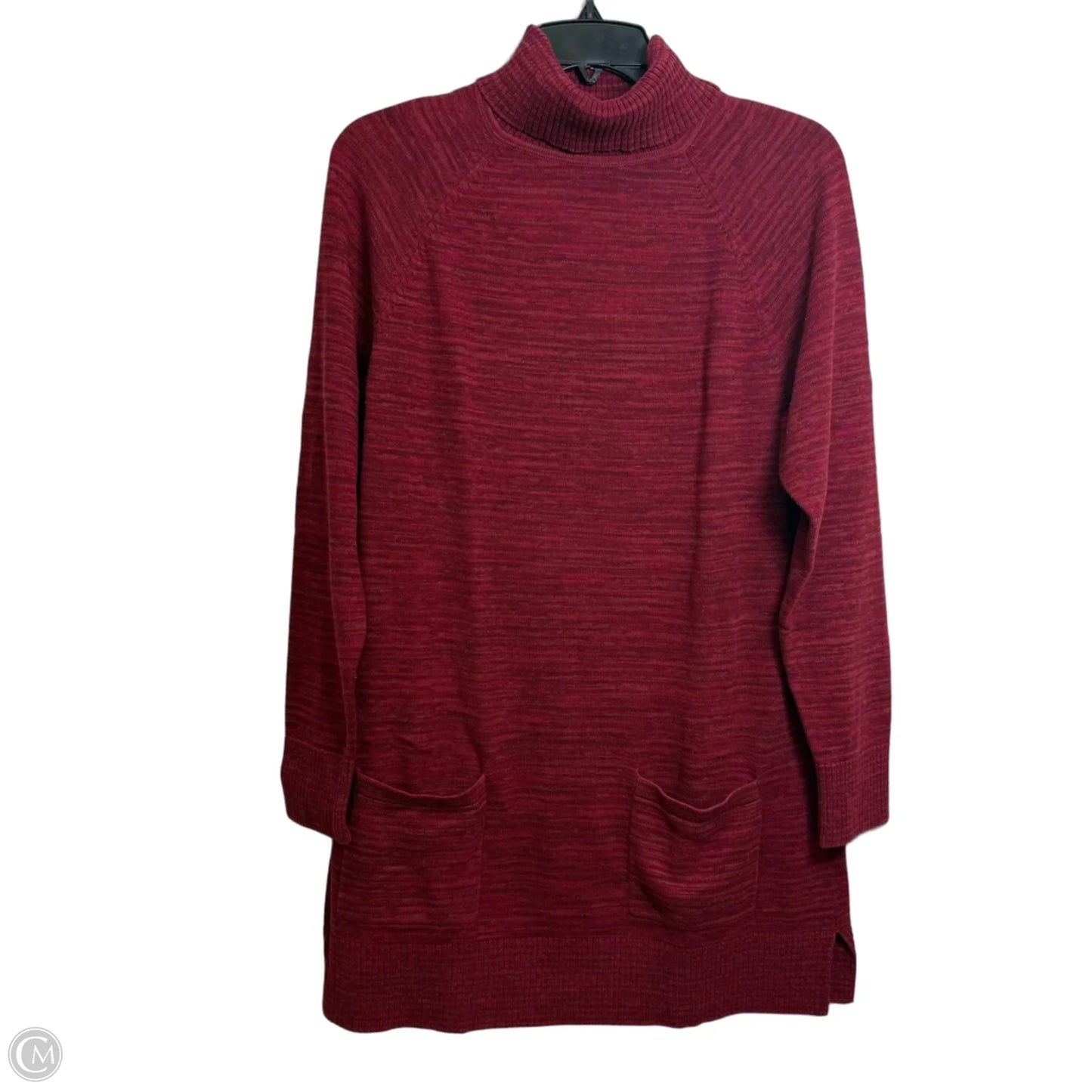 Tunic Long Sleeve By Eight Eight Eight In Red, Size: L