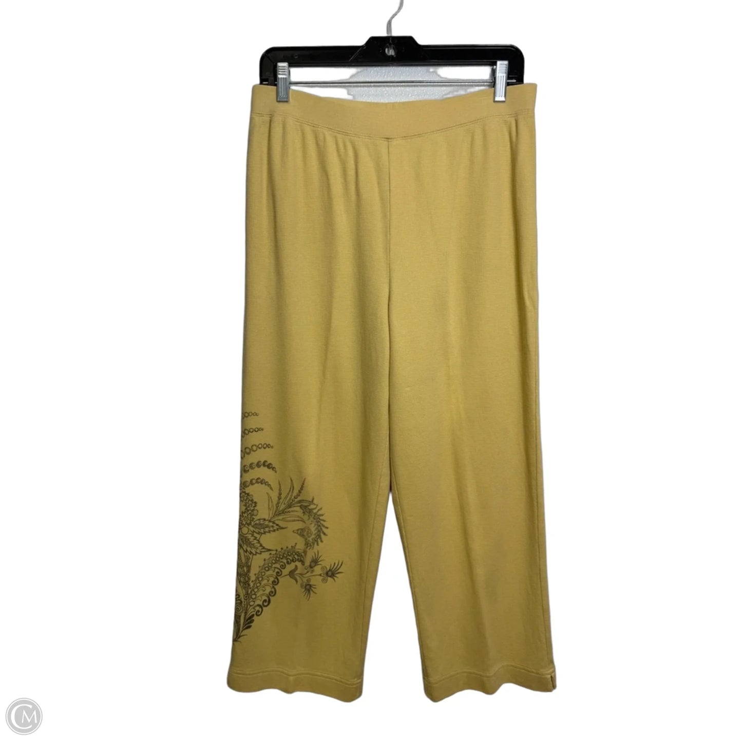 Pants Lounge By Chicos In Yellow, Size: M