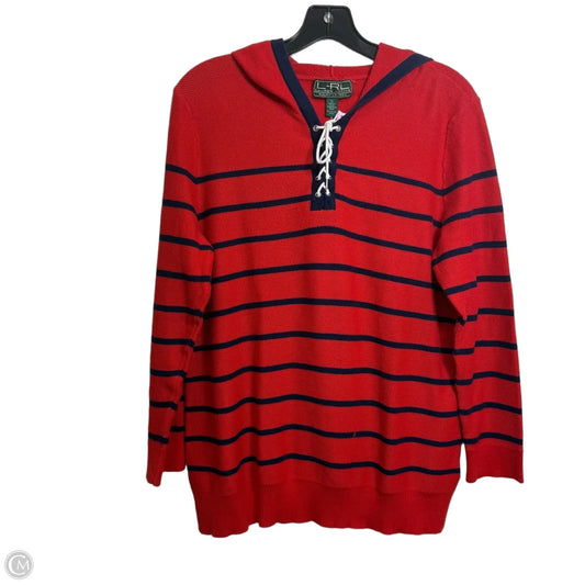 Sweater top By Ralph Lauren In Red, Size: Xl