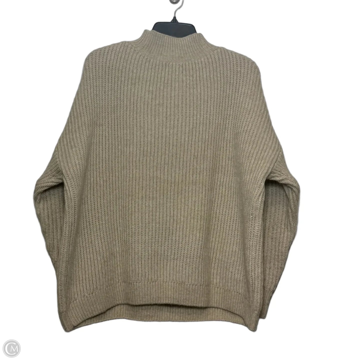 Sweater By Calvin Klein In Beige, Size: L
