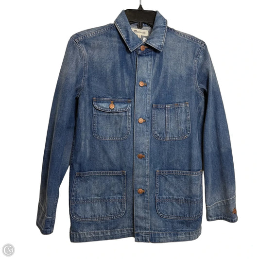 Jacket Denim By Madewell In Blue Denim, Size: Xs