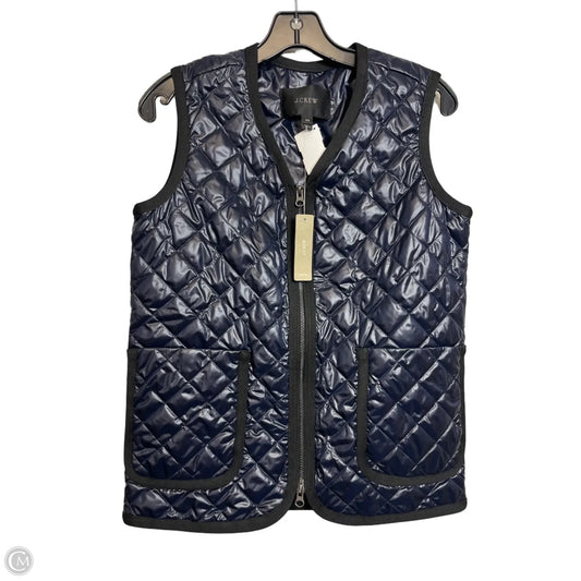 Vest Puffer & Quilted By J. Crew In Navy, Size: Xxs