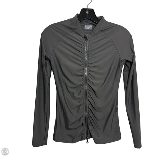 Athletic Jacket By Athleta In Grey, Size: Xxs