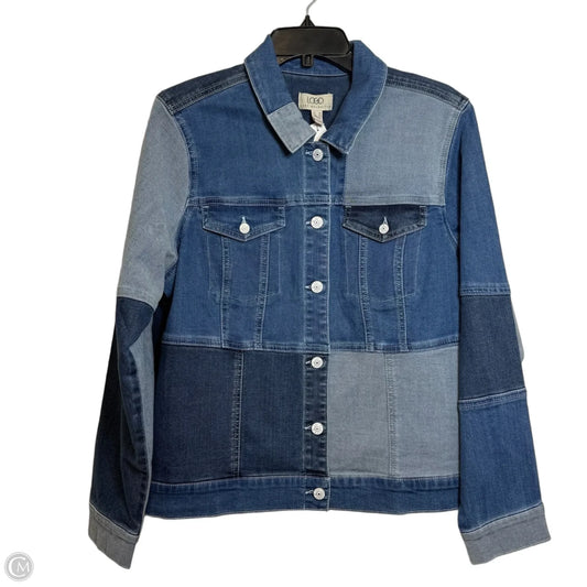 Jacket Denim By Logo In Blue Denim, Size: Xl