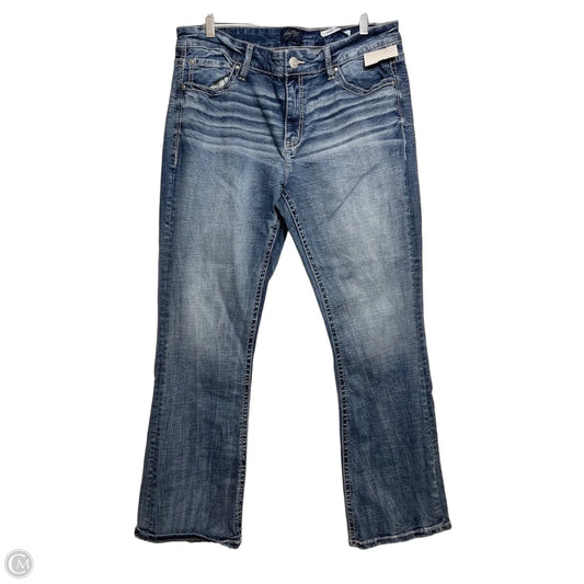 Jeans Flared By Daytrip In Blue Denim, Size: 14