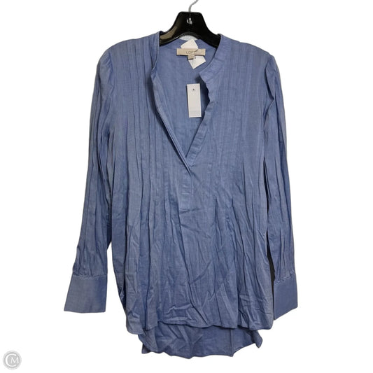 Top Long Sleeve By Loft In Blue, Size: S