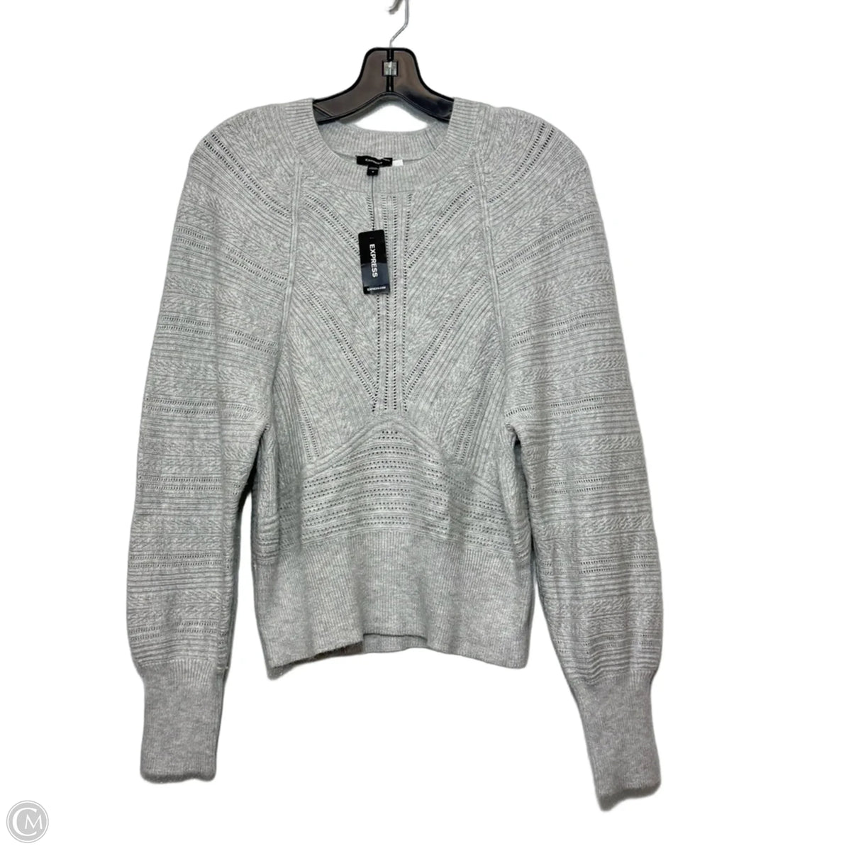 Sweater By Express In Grey, Size: S