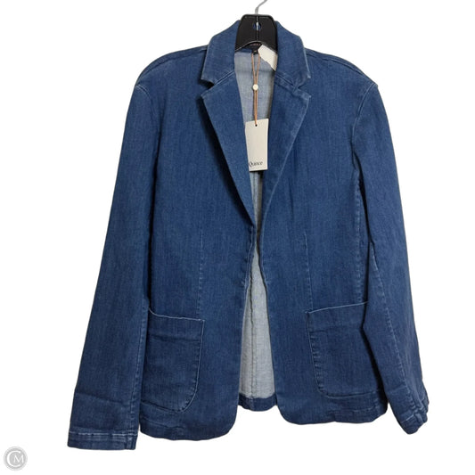 Jacket Denim By Quince In Blue Denim, Size: M
