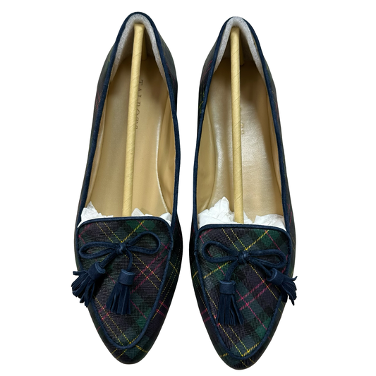 Shoes Flats By Talbots In Plaid Pattern, Size: 8