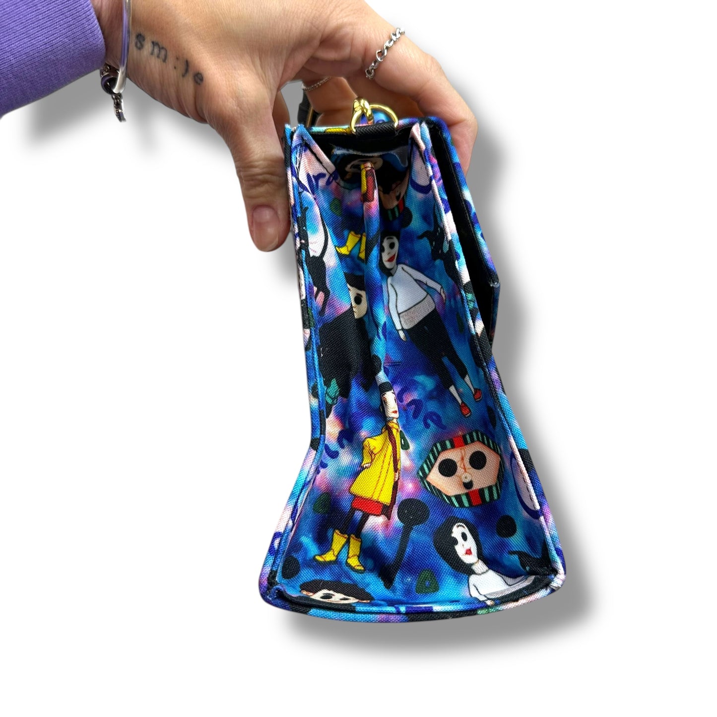 CORALINE Handbag By Loungefly, Size: Small