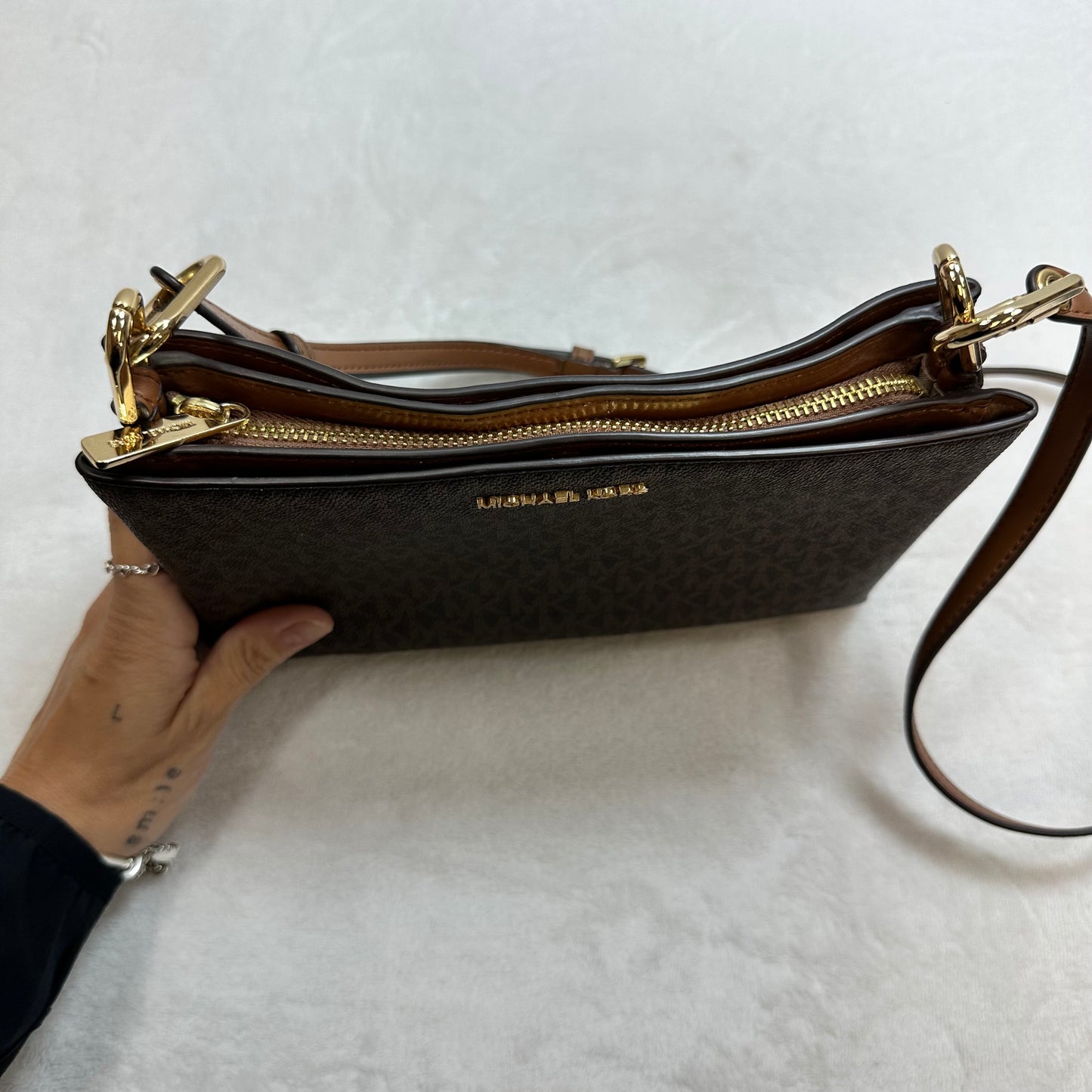 Crossbody Designer By Michael Kors, Size: Small