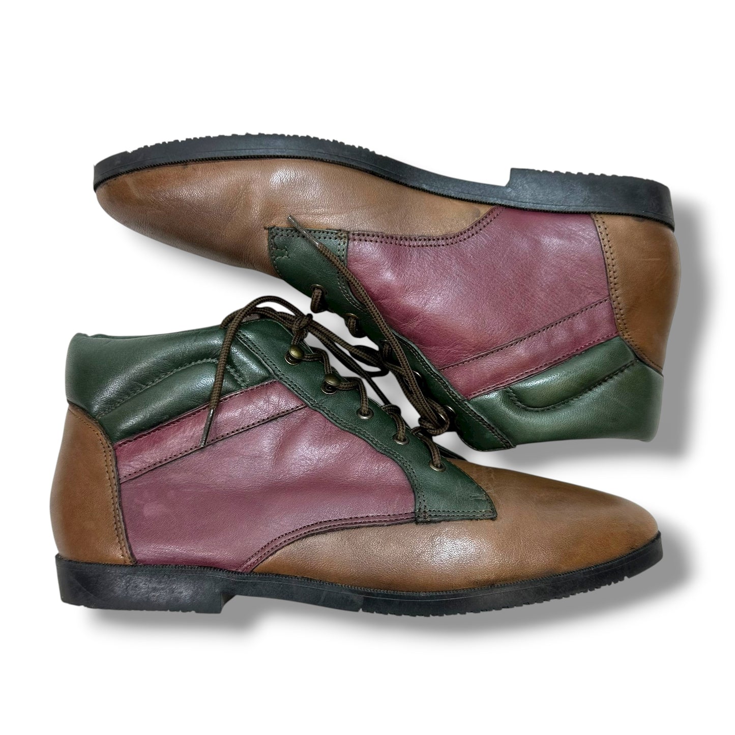 Boots Ankle Flats By Sandra Miller In Brown, Size: 10