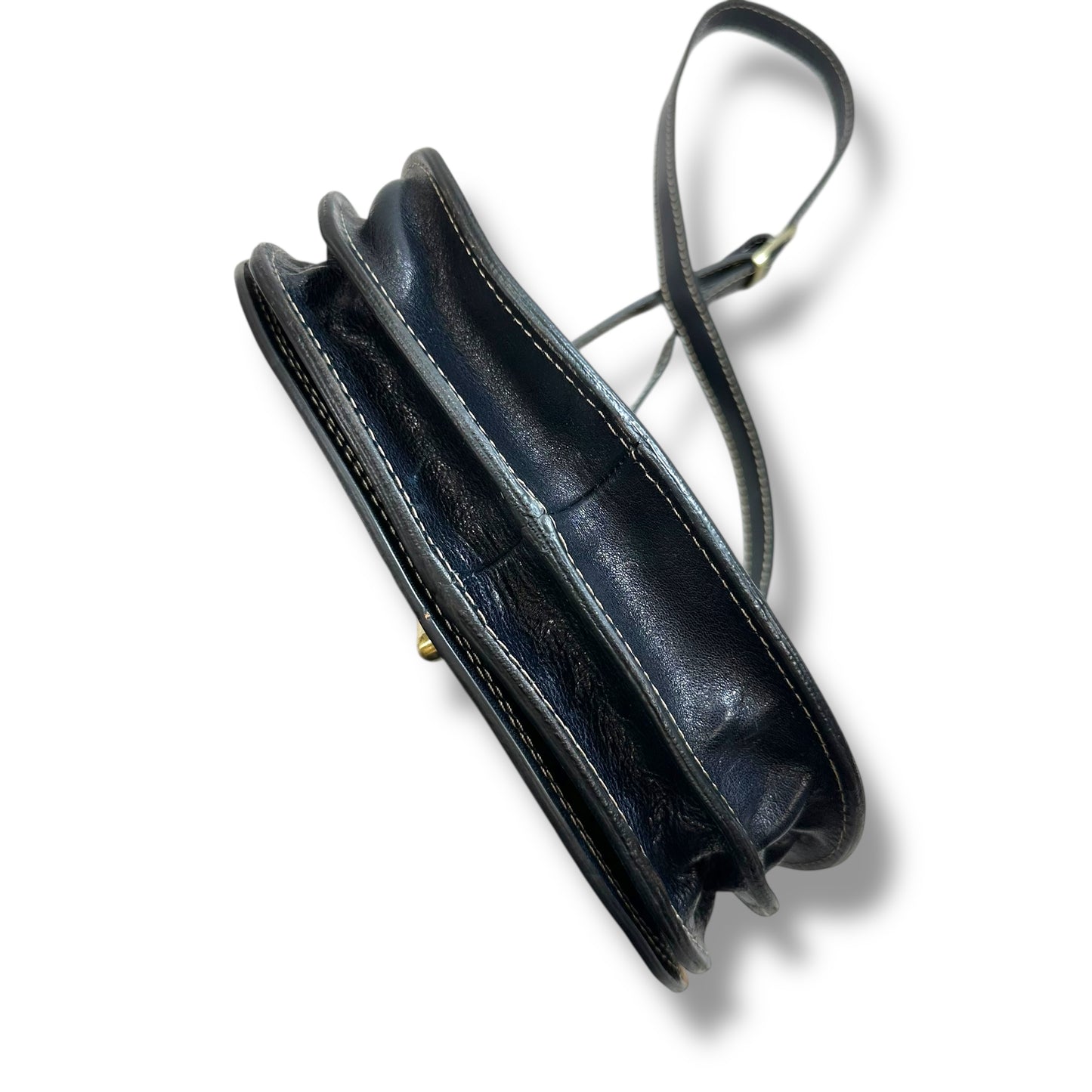 Firenze Saddle Bag Leather Crossbody By Floto, Size: Small