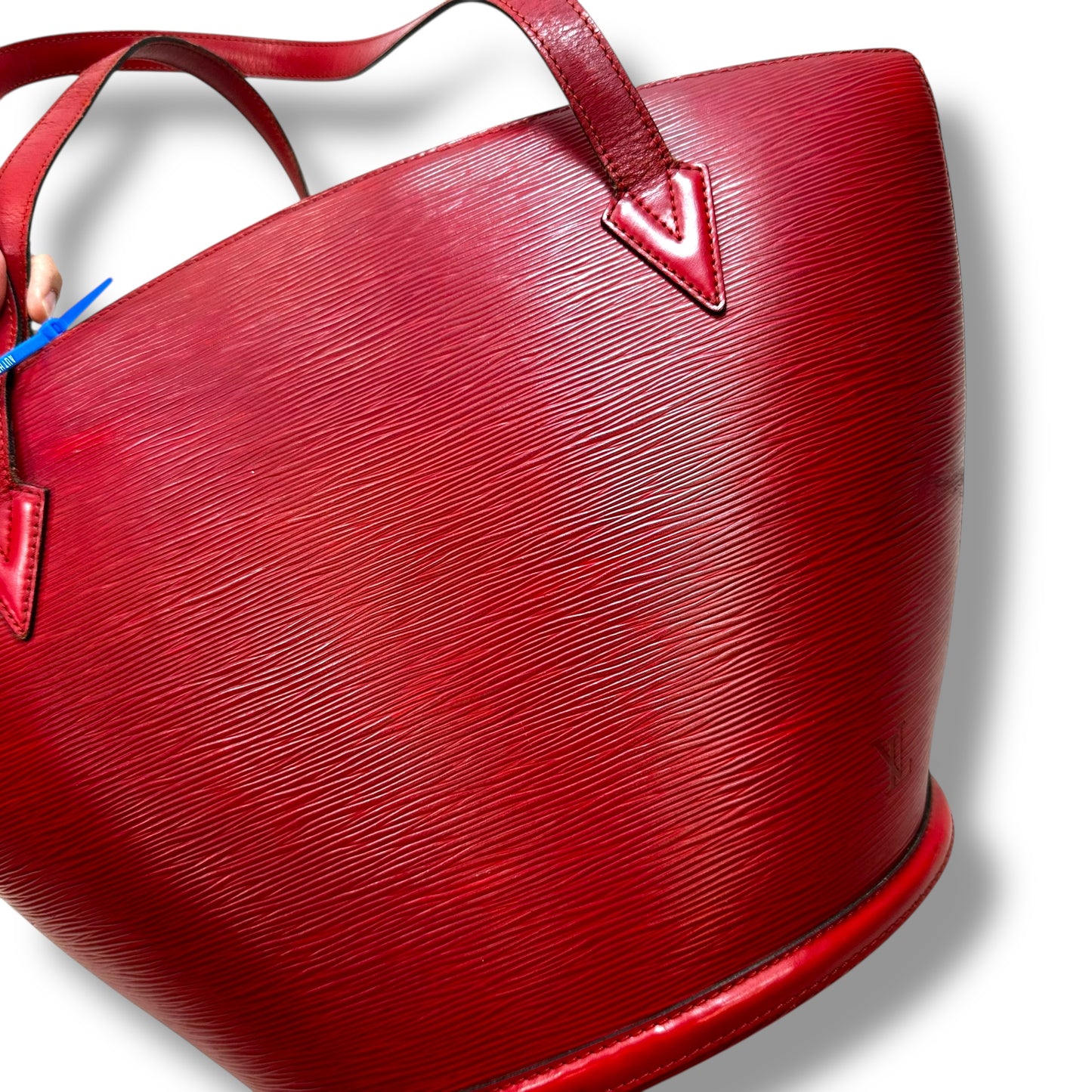 Epi leather Saint Jacques bag Handbag Luxury Designer By Louis Vuitton, Size: Large