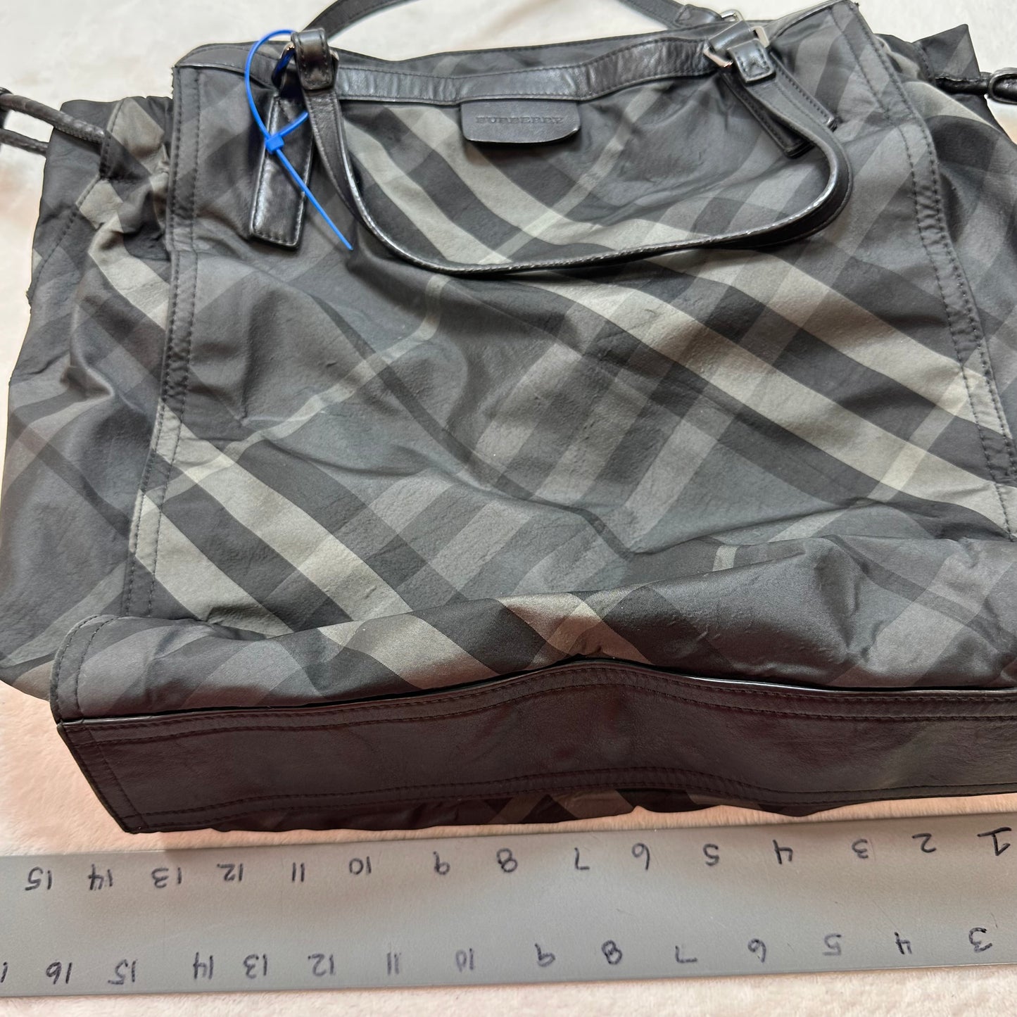 Tote Luxury Designer By Burberry, Size: Medium