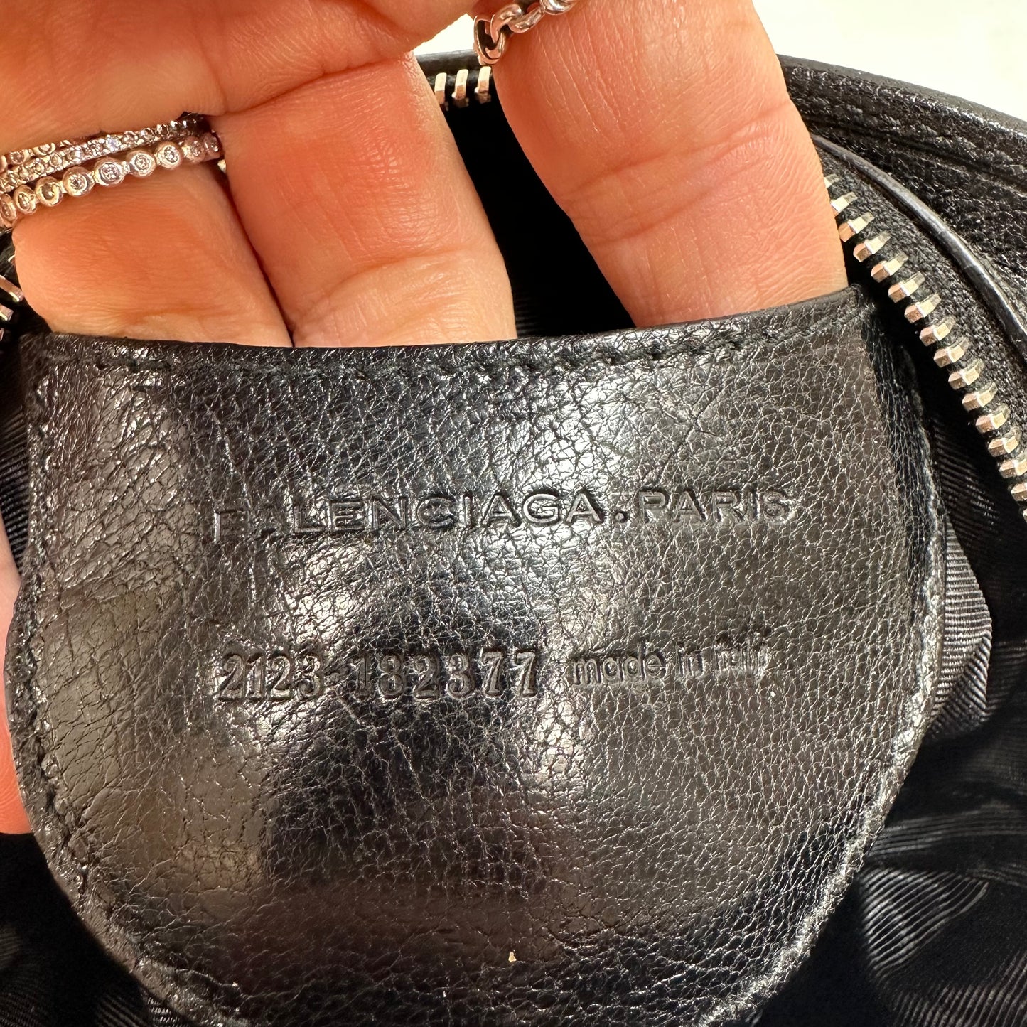 Makeup Bag Luxury Designer By Balenciaga, Size: Small