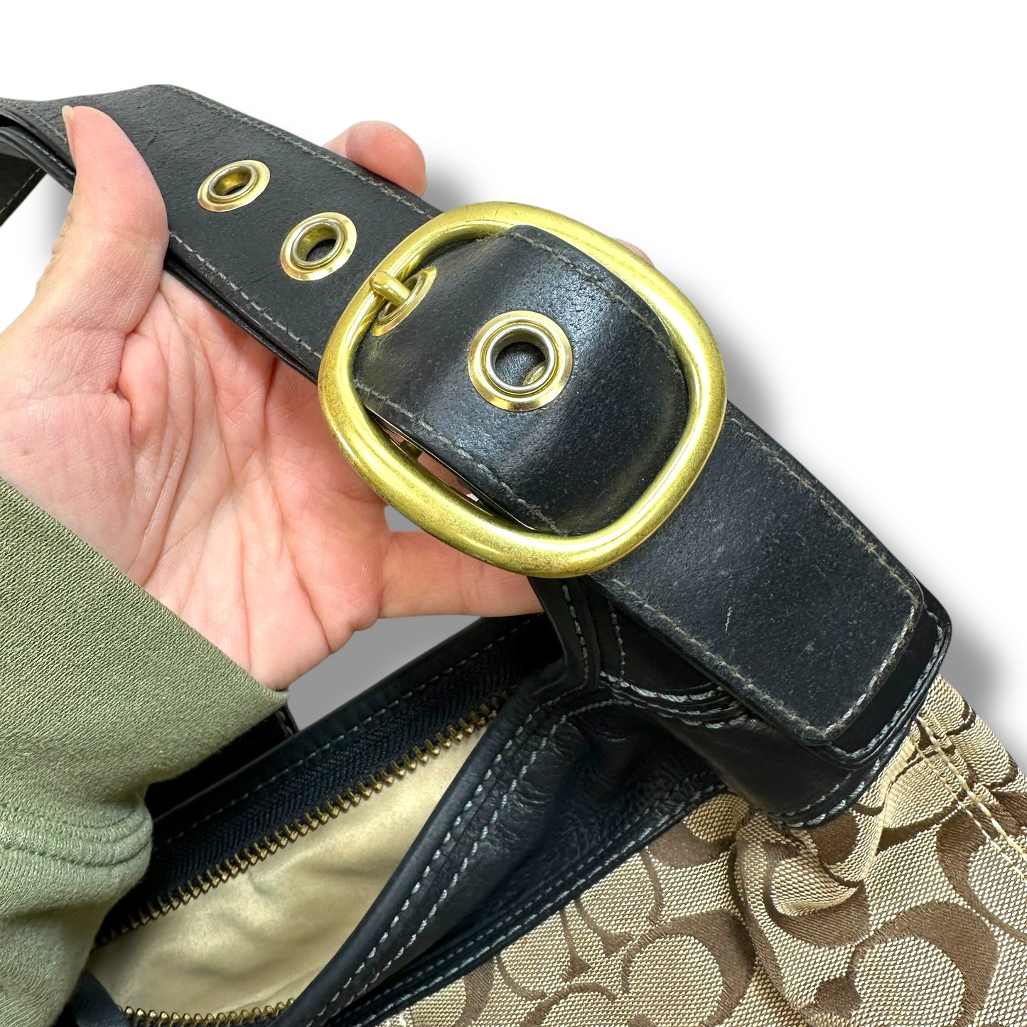 Vintage Y2K Handbag By Coach, Size: Large