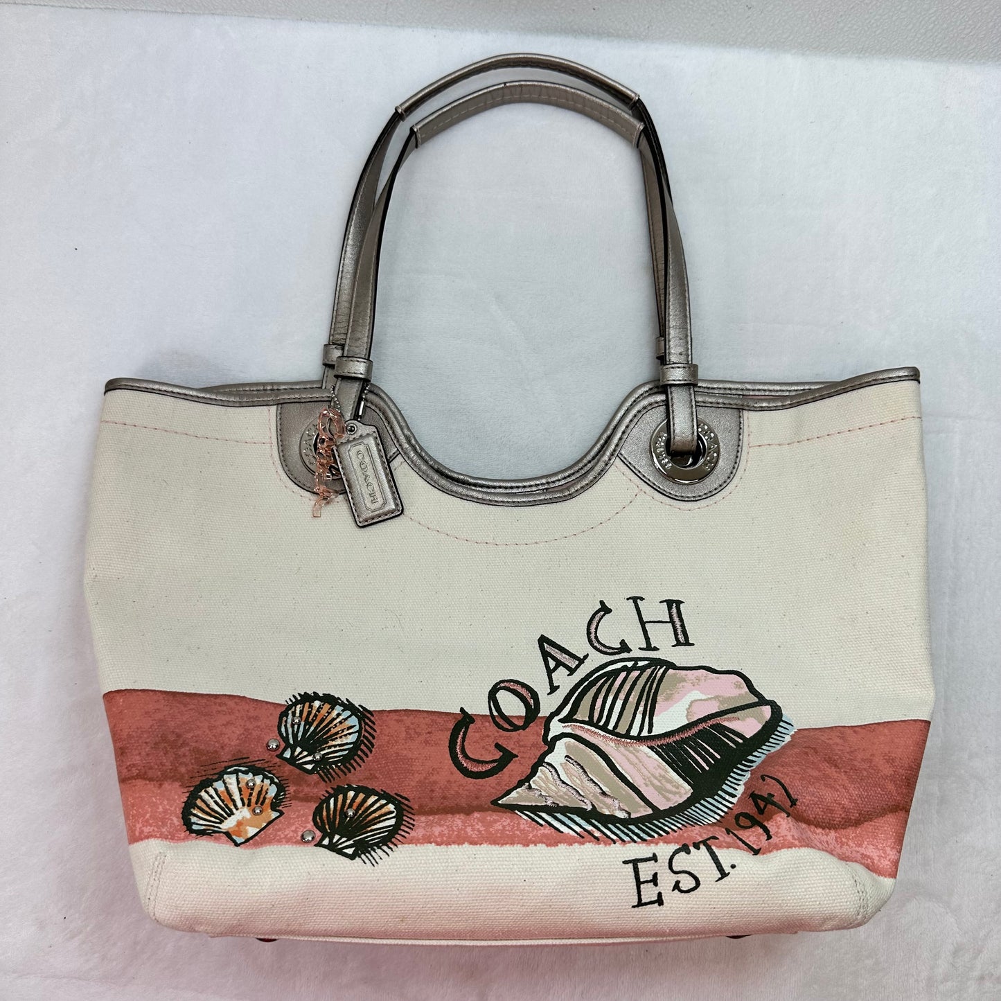 Handbag Designer By Coach, Size: Medium