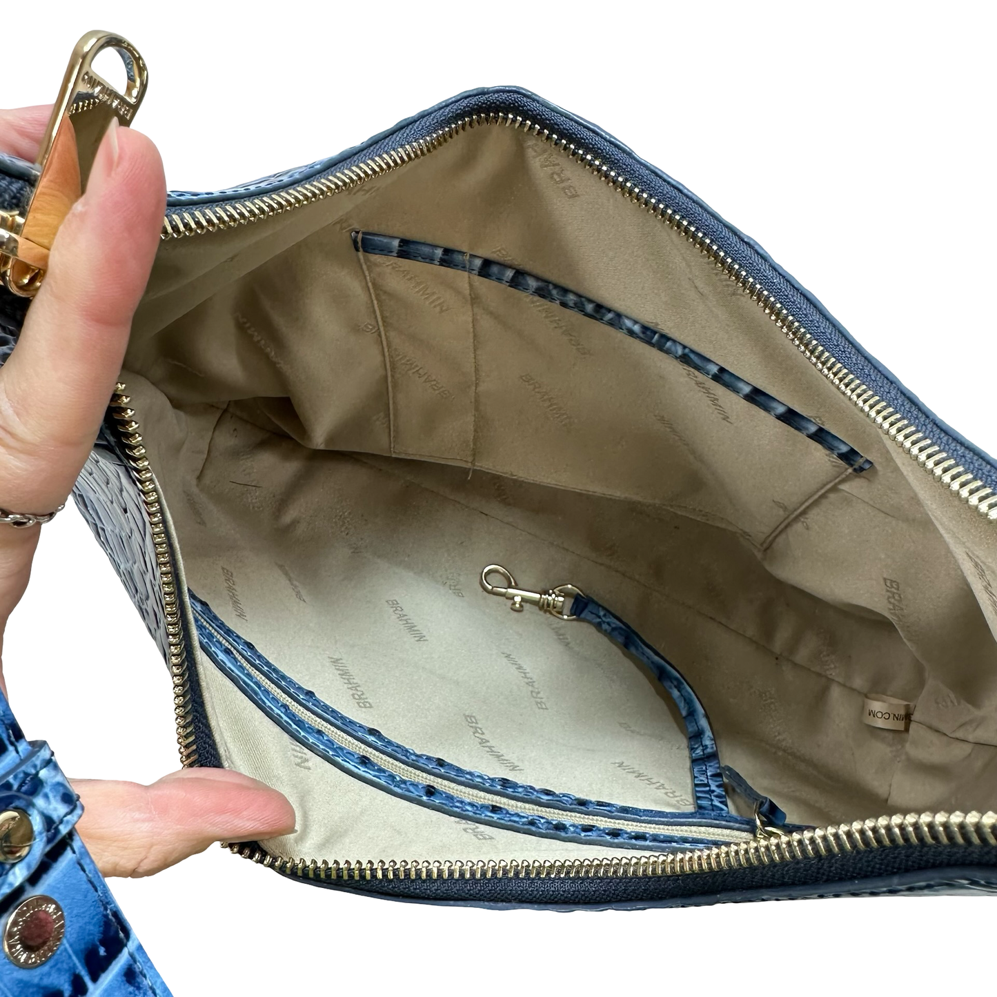 TABITHA Handbag Designer By Brahmin, Size: Medium