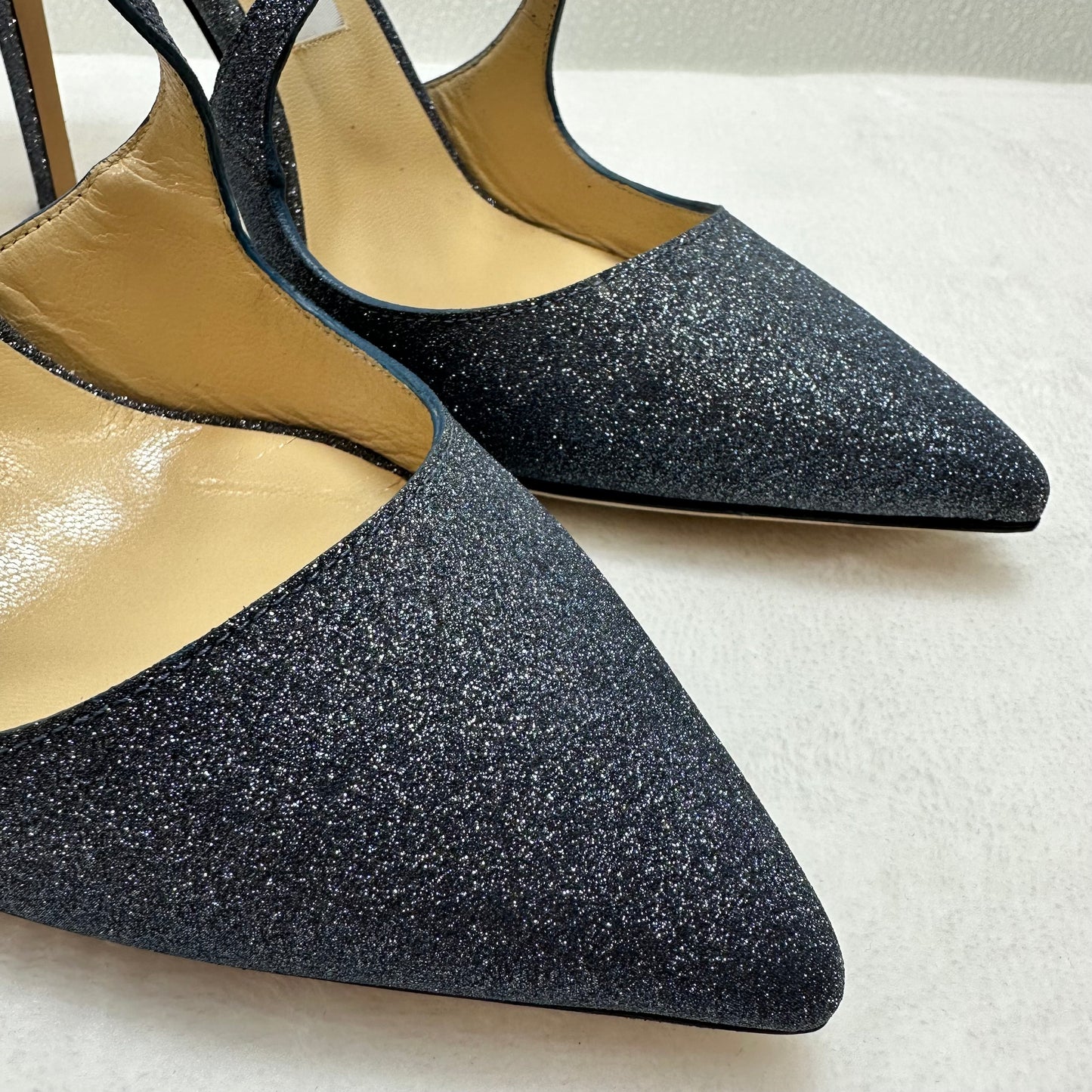 Shoes Luxury Designer By Jimmy Choo In Blue, Size: 9