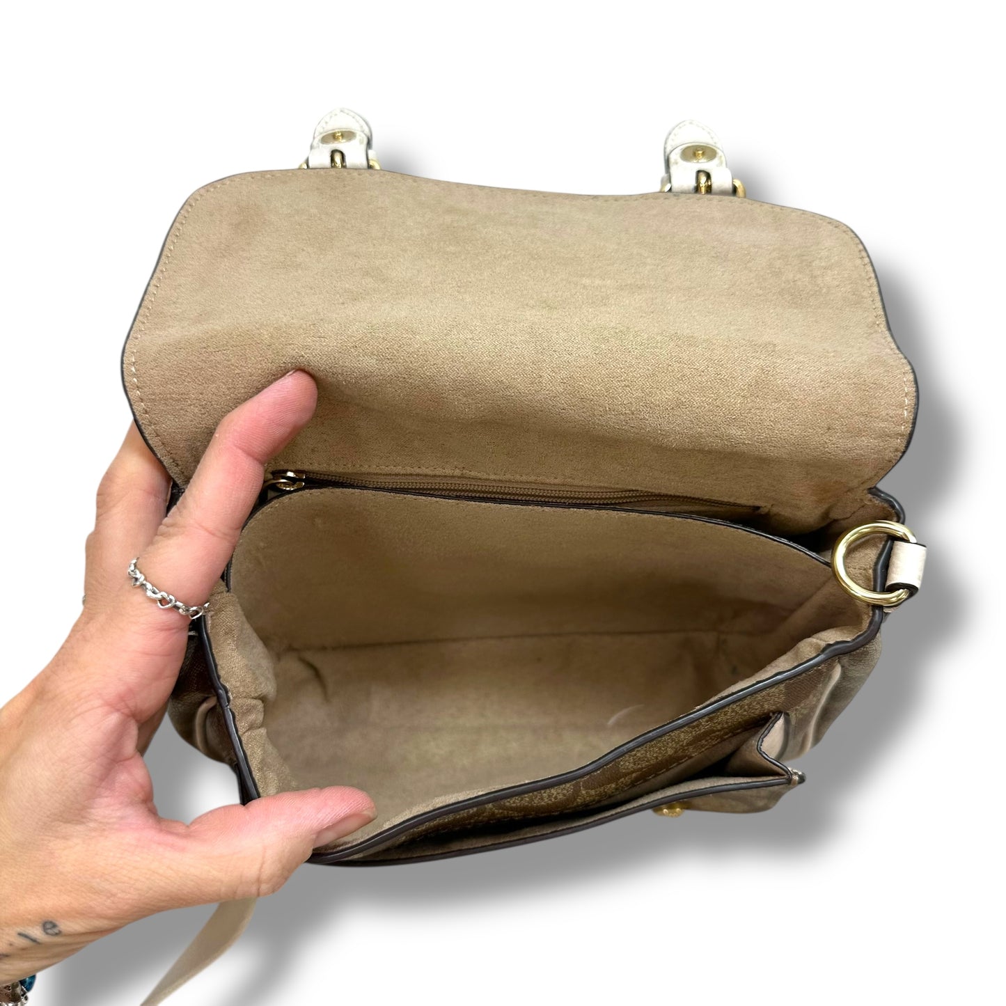 Lucy Crossbody Designer By Coach, Size: Small