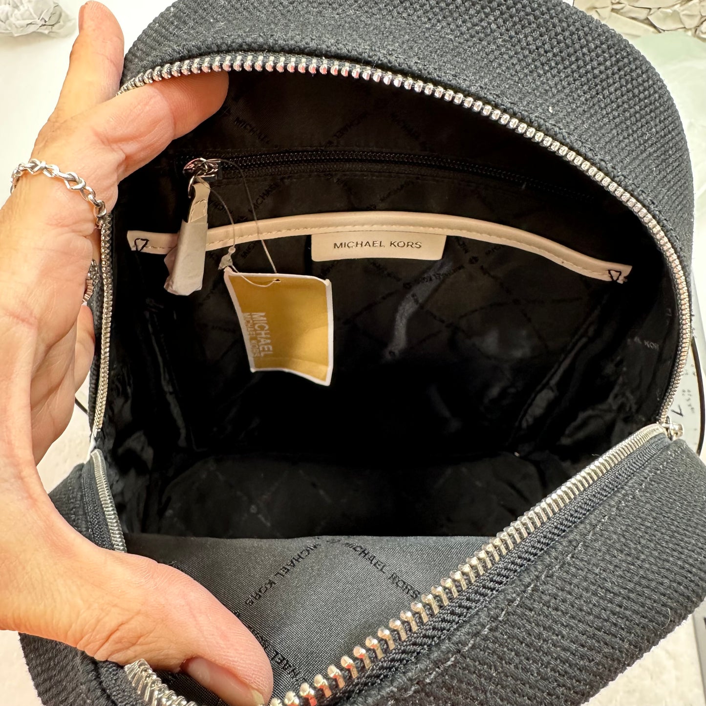 Backpack Designer By Michael Kors, Size: medium