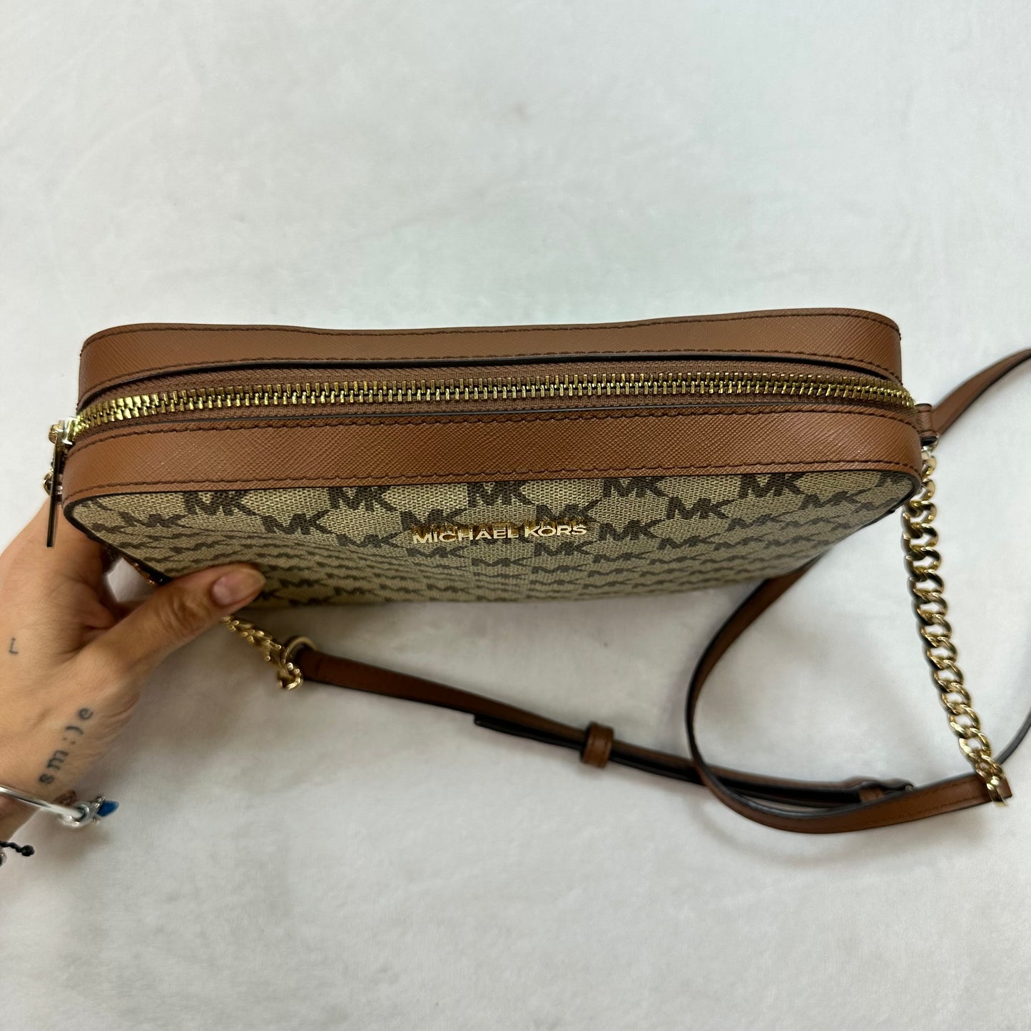 Crossbody Designer By Michael Kors, Size: Small