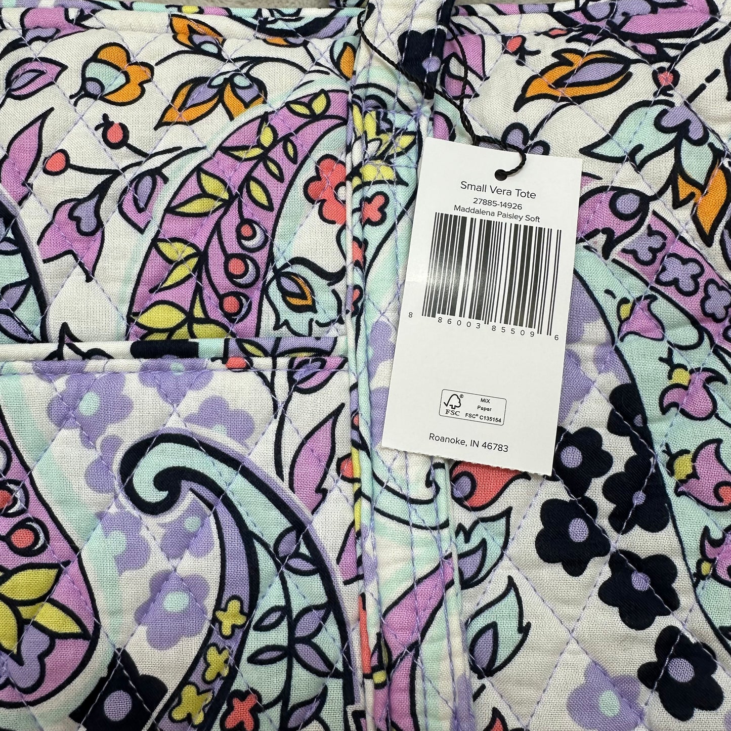 Tote Handbag By Vera Bradley, Size: Small