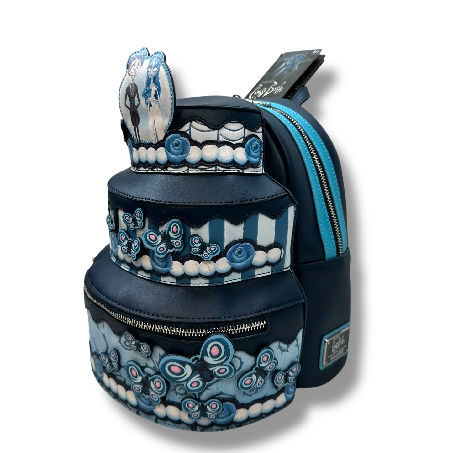 The Corpse Bride Wedding Cake Figural Mini Backpack
By Loungefly, Size: Medium