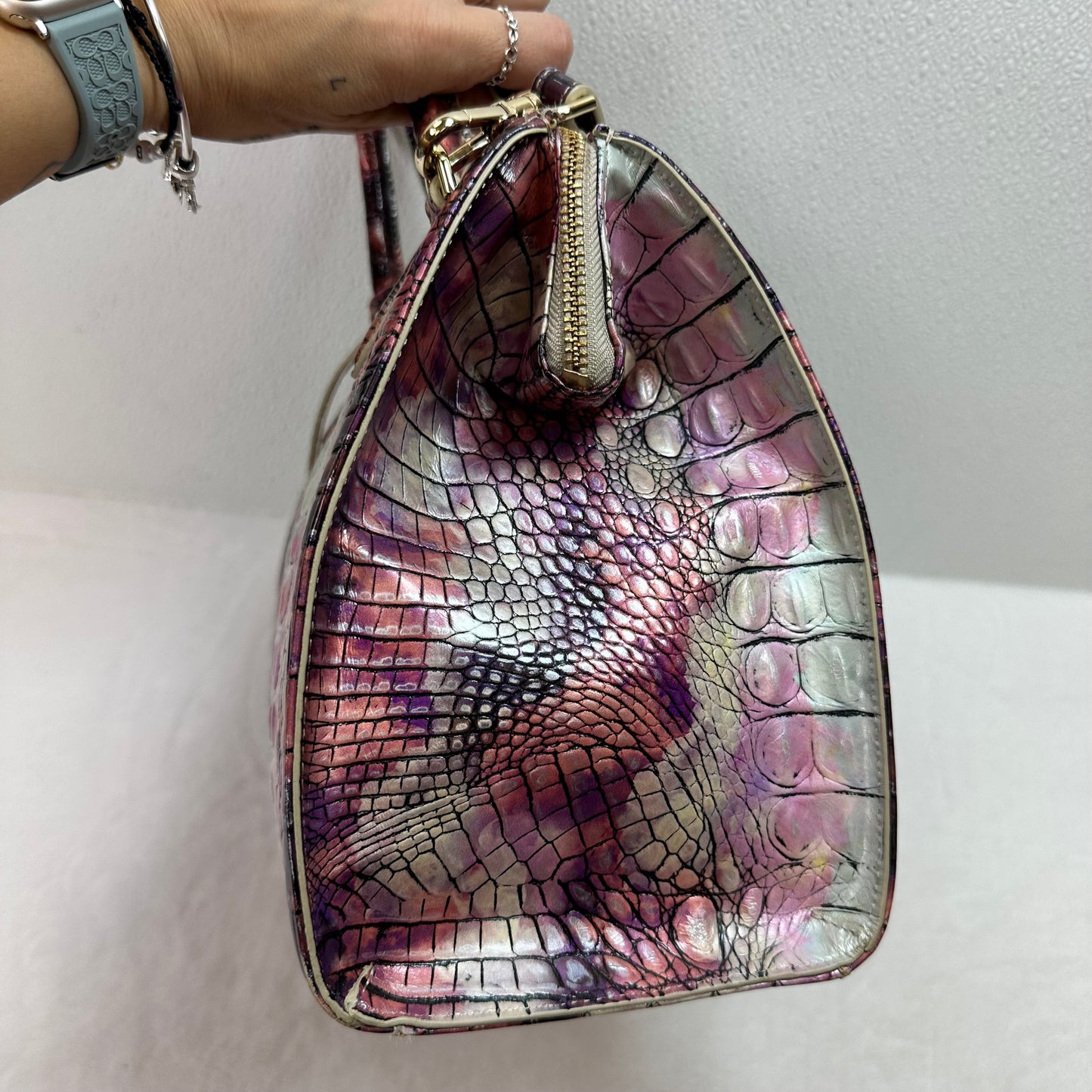 Small Caroline, super nova Crossbody Designer By Brahmin,