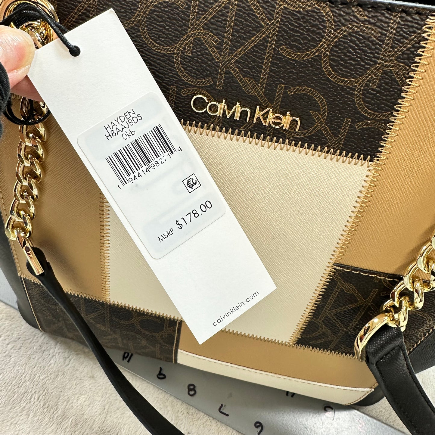 Handbag By Calvin Klein, Size: Medium