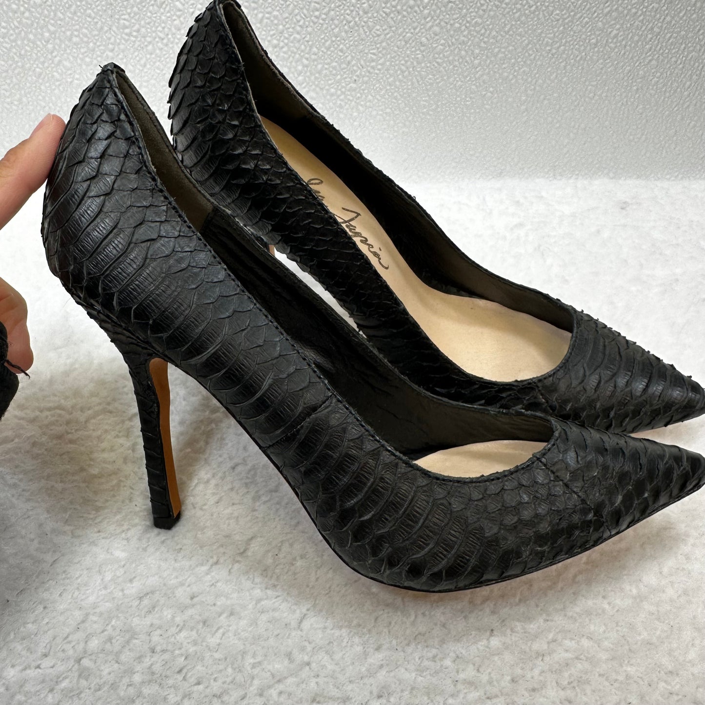 Black Shoes Heels Stiletto Clothes Mentor, Size 7