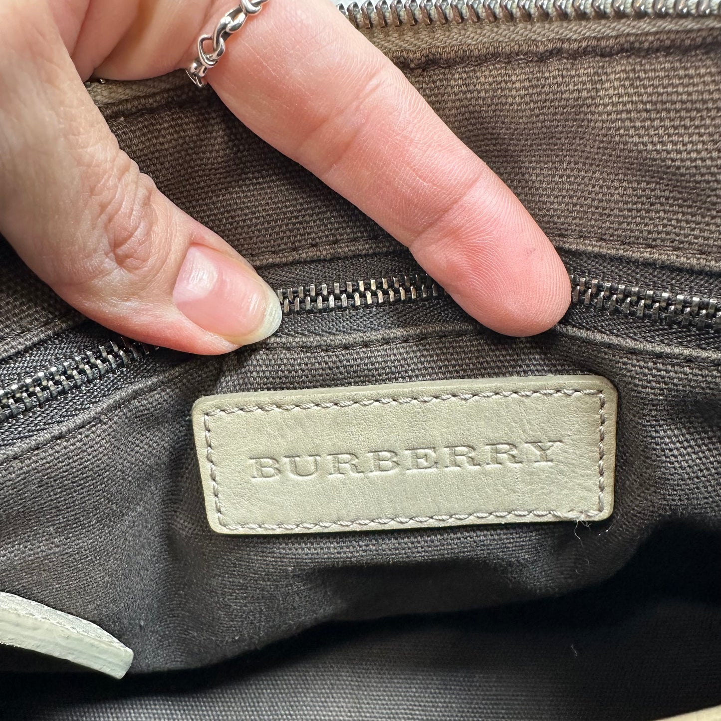 Handbag Luxury Designer By Burberry, Size: Small