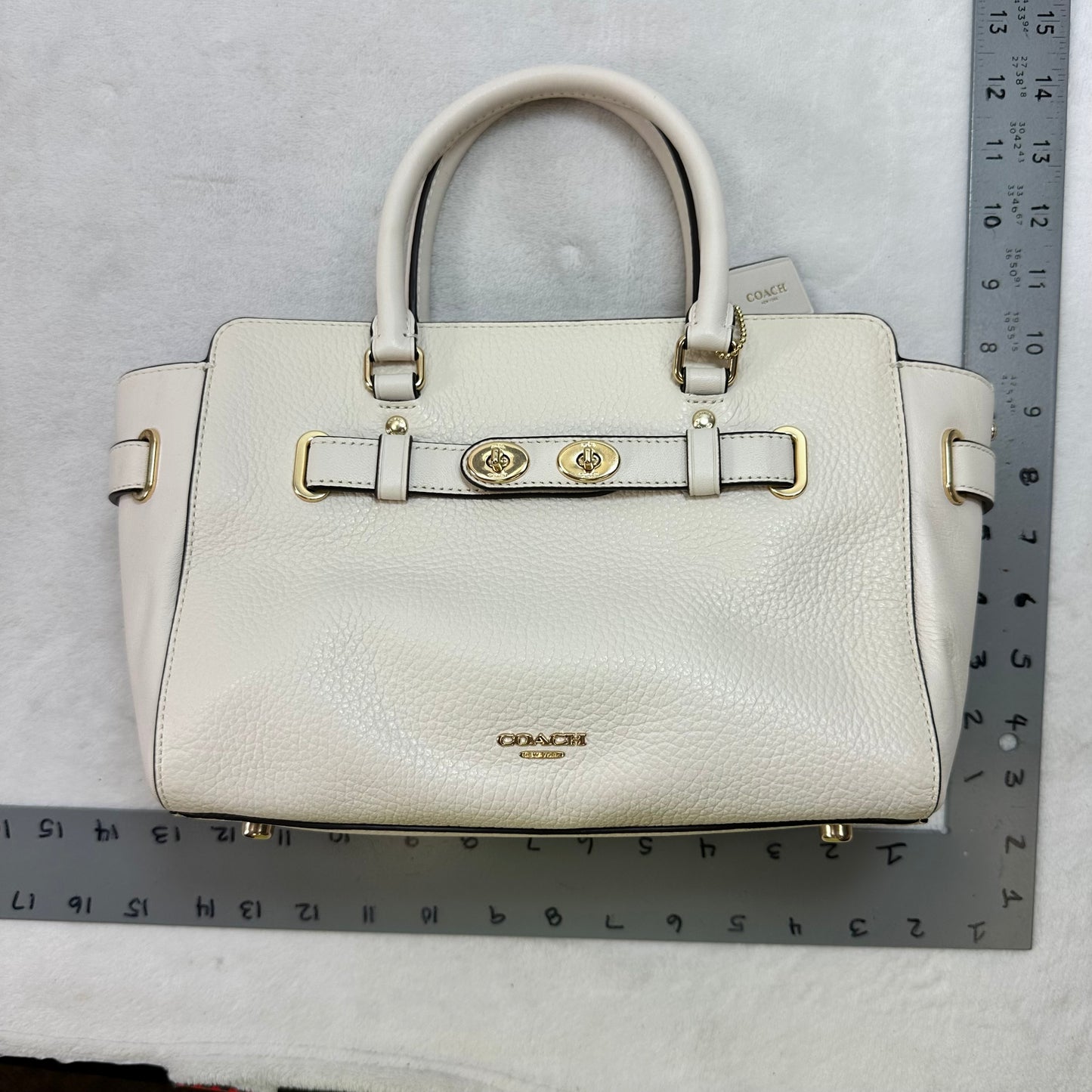 Swagger 27 Carryall Handbag Designer By Coach, Size: Small