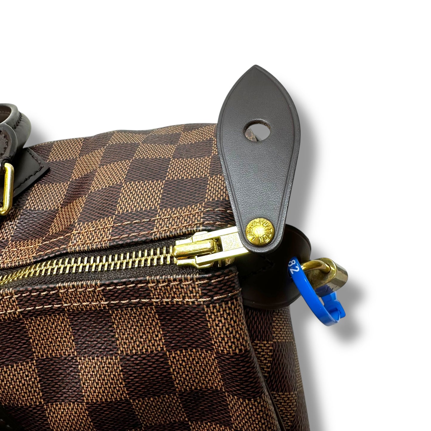 Speedy 35 Handbag Luxury Designer By Louis Vuitton, Size: Medium