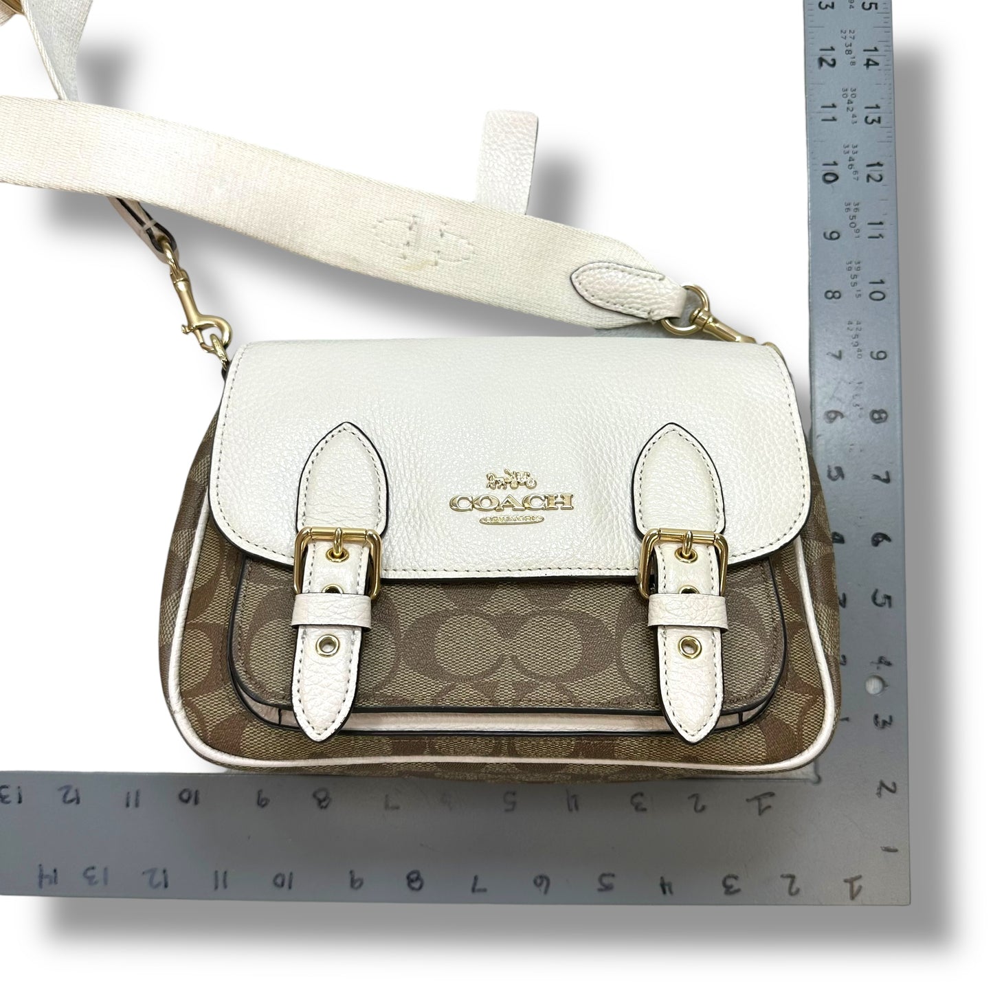 Lucy Crossbody Designer By Coach, Size: Small