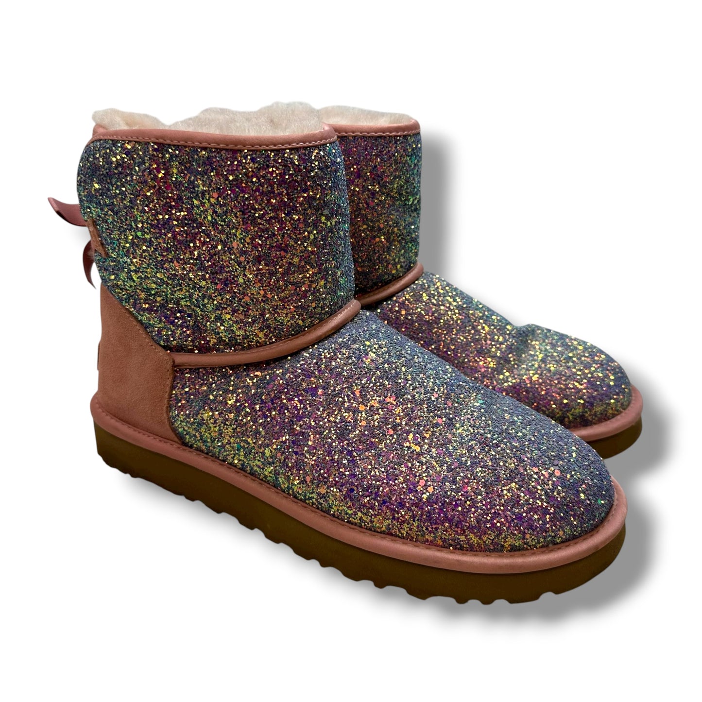 Boots Designer By Ugg In Pink, Size: 12