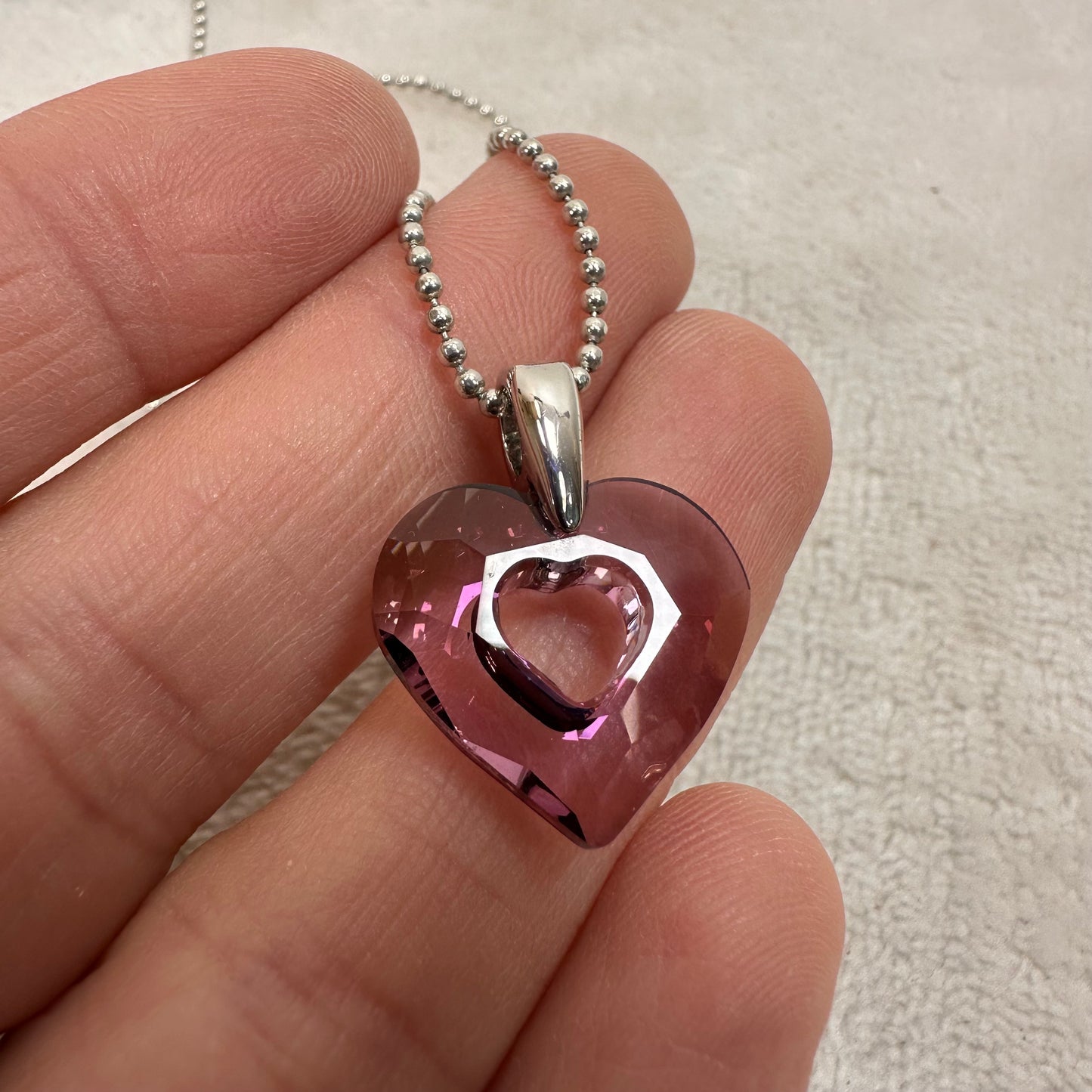 Heart Necklace Chain By Sabika