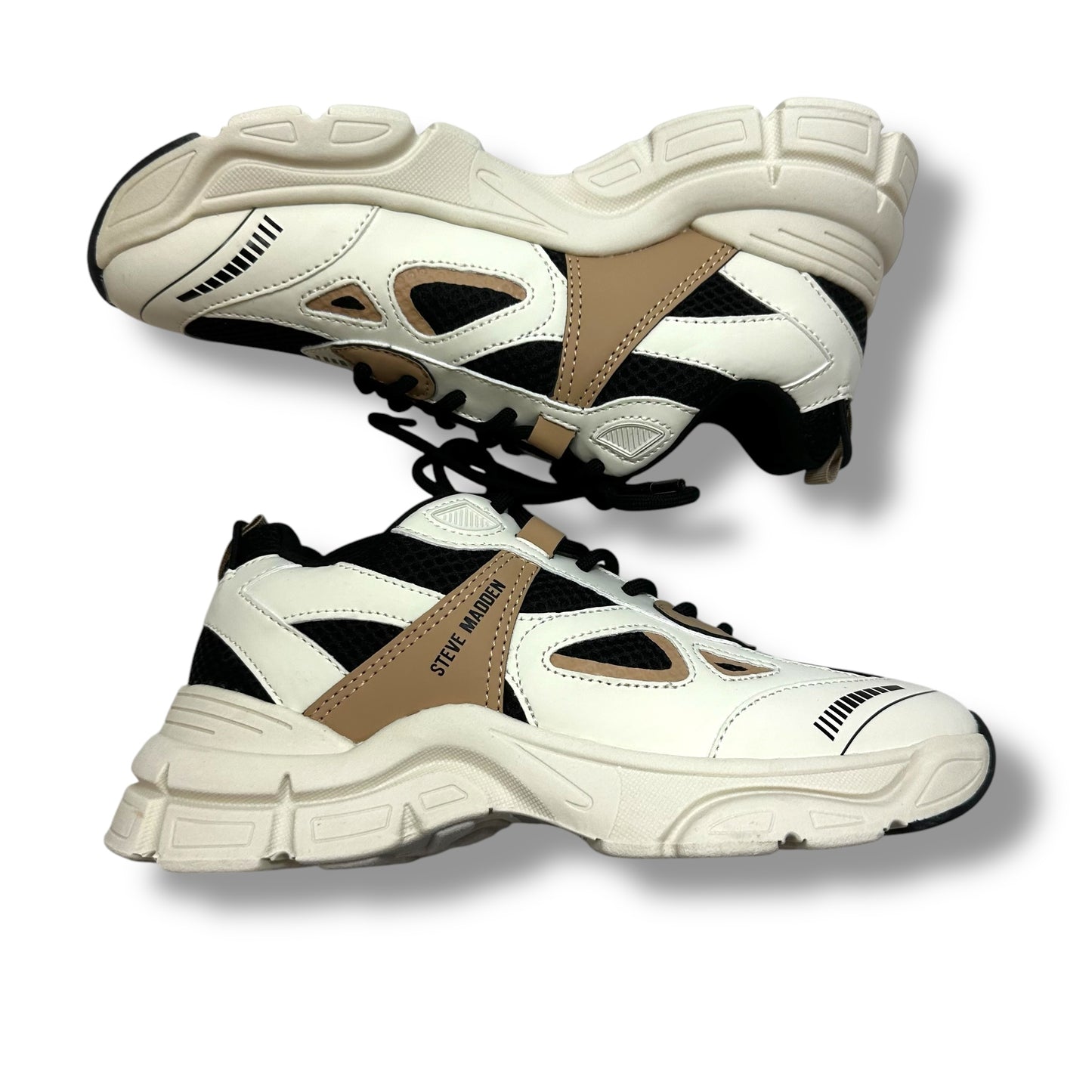 Shoes Sneakers By Steve Madden In Beige, Size: 7