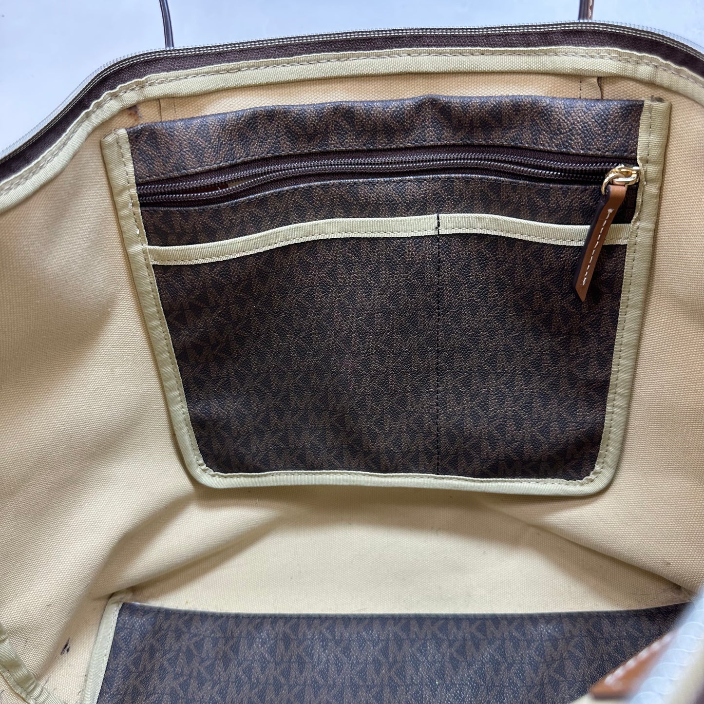 Tote Designer By Michael Kors, Size: Large