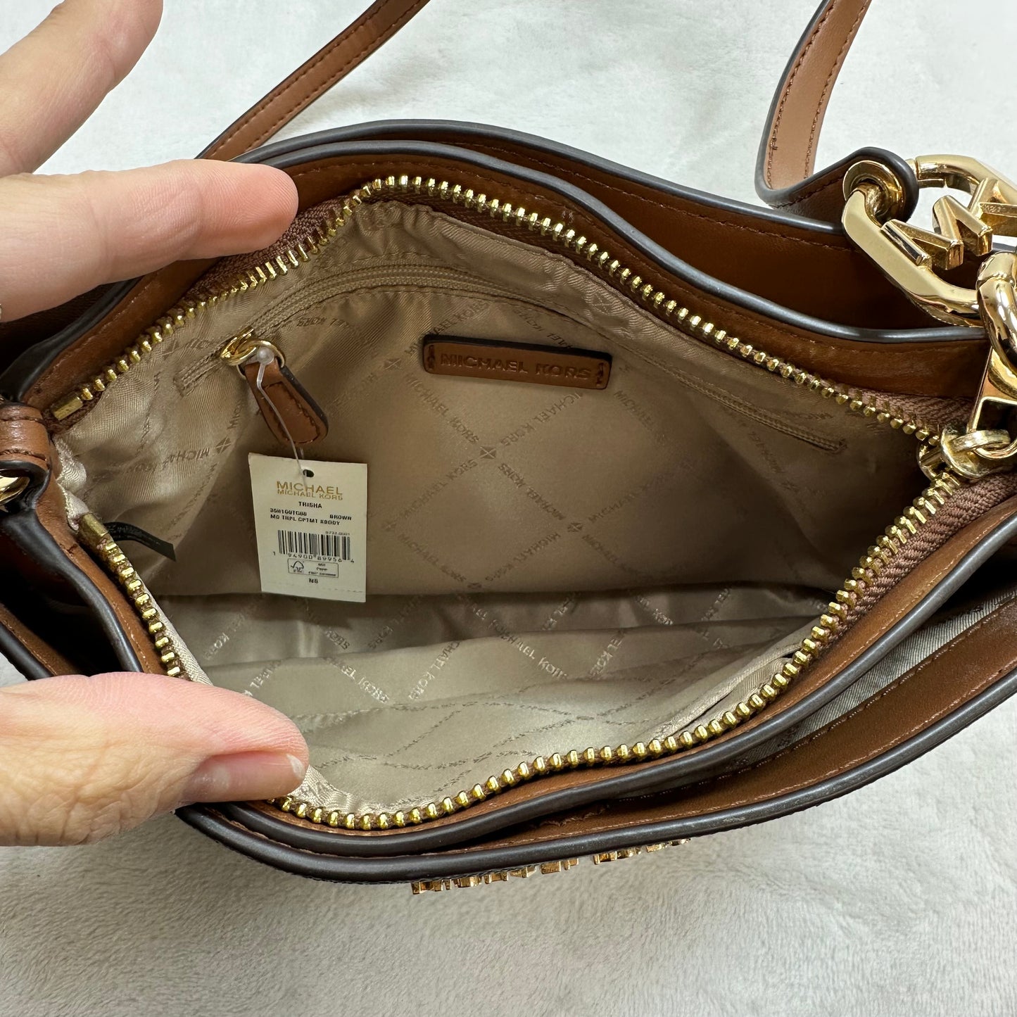 Crossbody Designer By Michael Kors, Size: Small