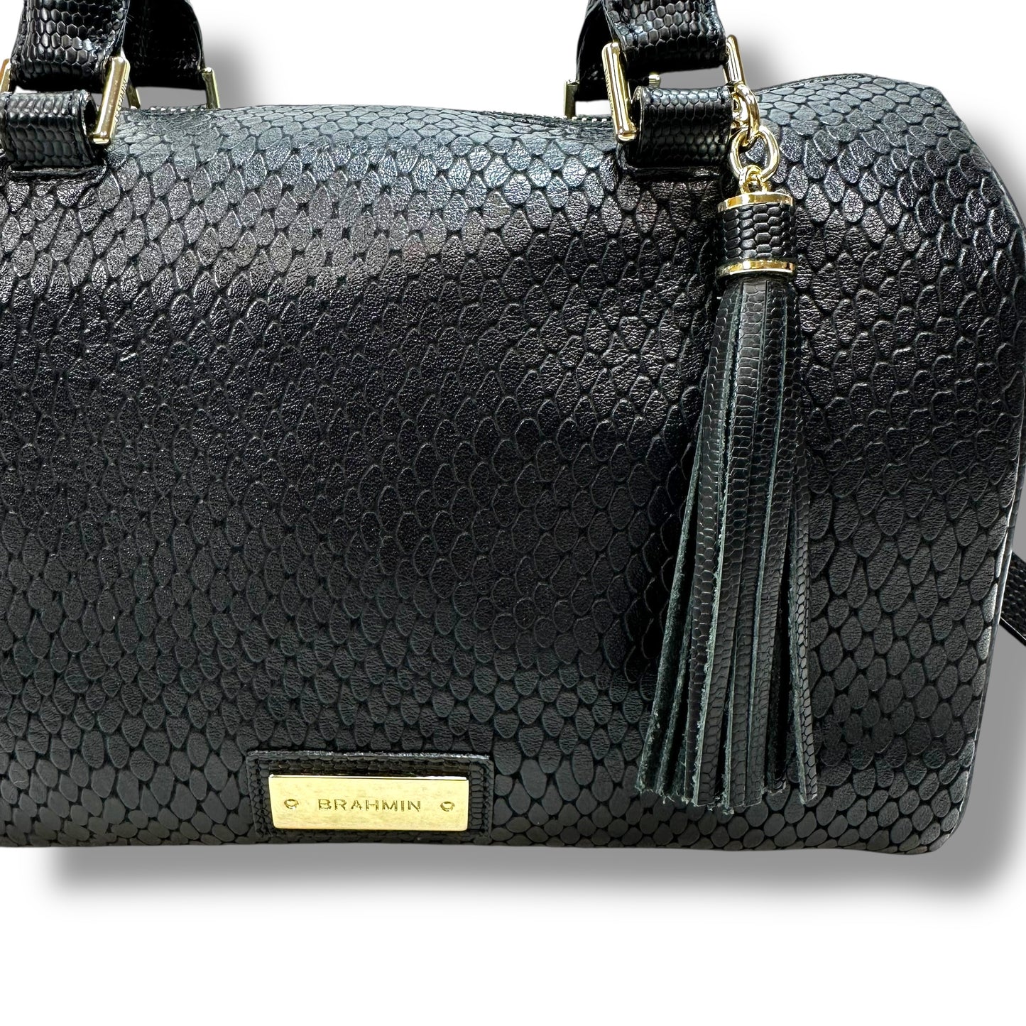 Handbag Designer By Brahmin, Size: Medium