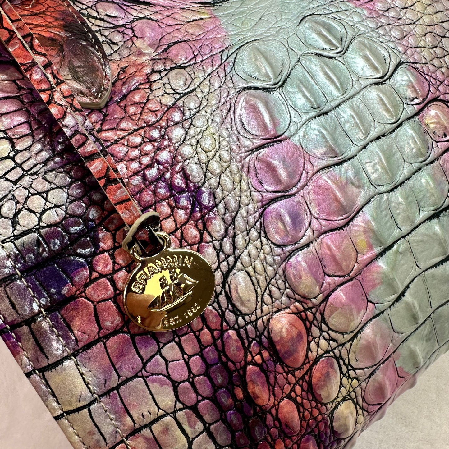 Small Caroline, super nova Crossbody Designer By Brahmin,