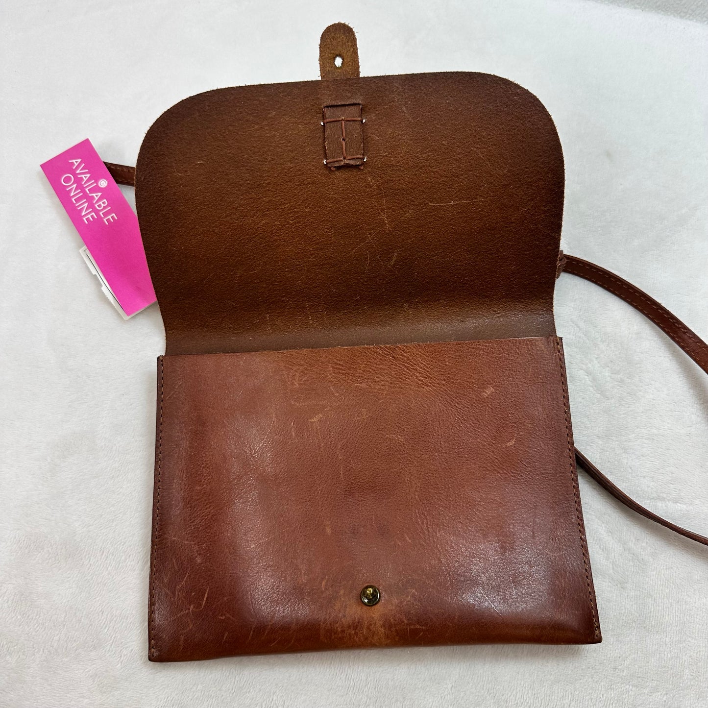 Leather Crossbody By Lucky Brand, Size: Small