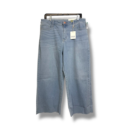 Jeans Cropped By Ana In Blue Denim, Size: 14