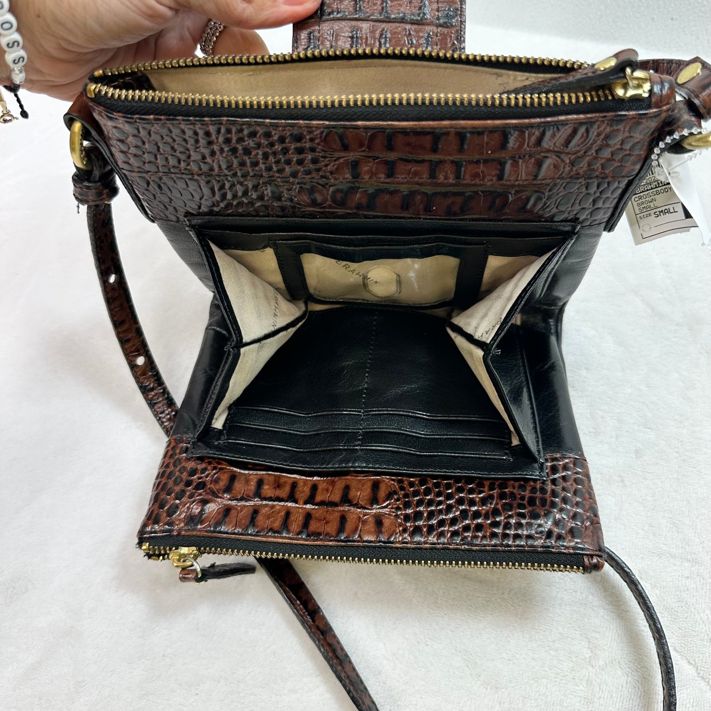 Crossbody Designer By Brahmin, Size: Small