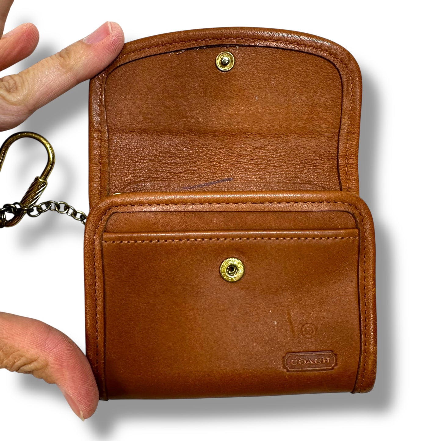 Vintage Wallet Designer By Coach, Size: Small