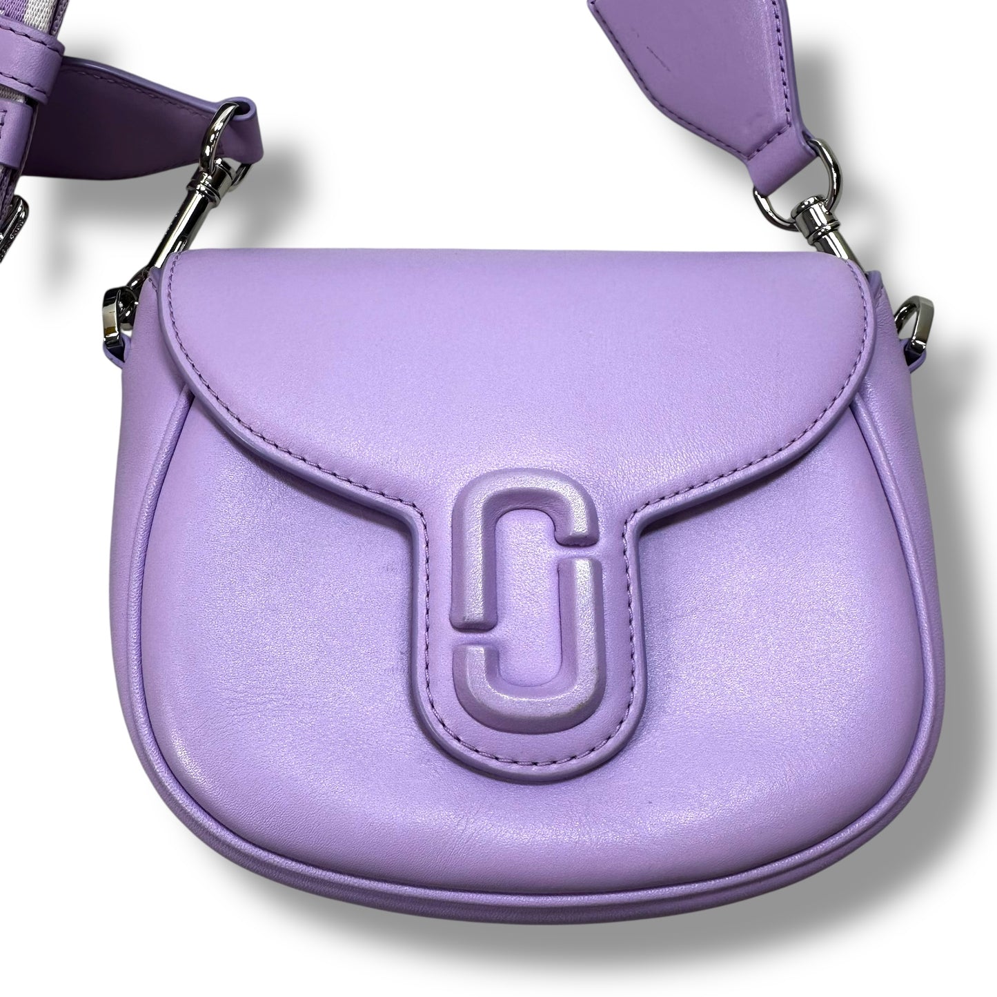 Saddle Bag Crossbody Luxury Designer By Marc Jacobs, Size: Small