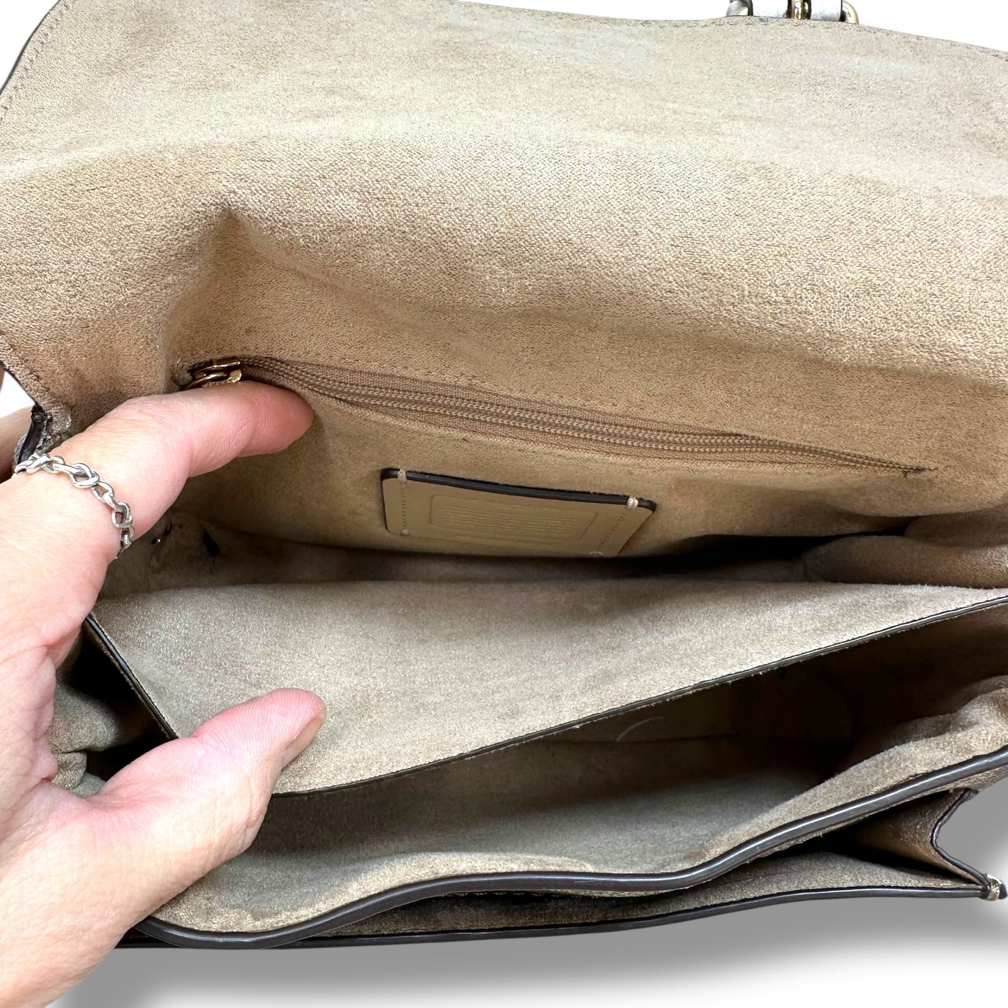 Lucy Crossbody Designer By Coach, Size: Small