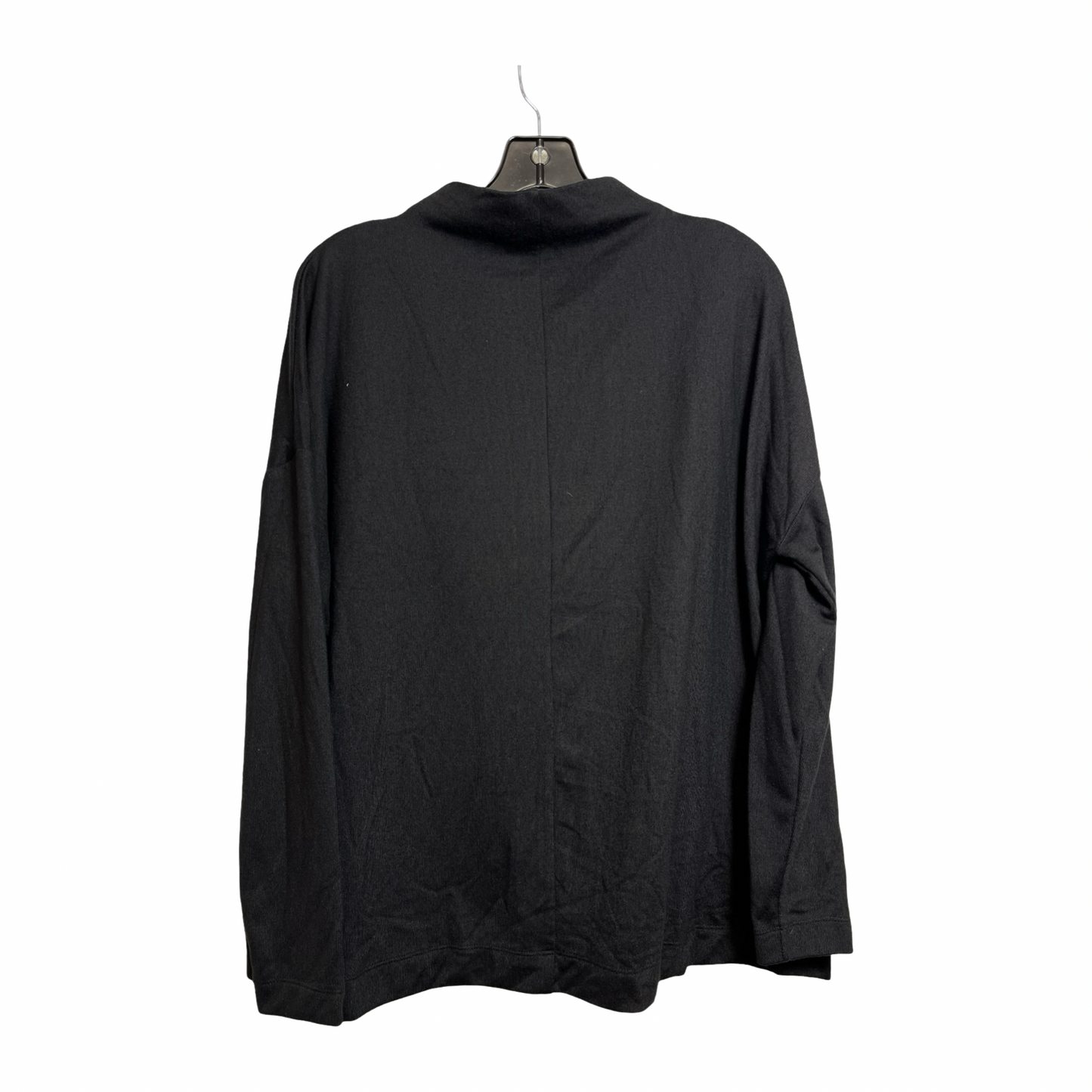 Top Long Sleeve Basic By Loft In Black, Size: L